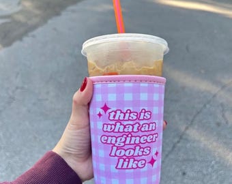 This is What an Engineer Looks Like Drink Sleeve | Gift for Engineers | Engineering Accessories | Engineering Empowerment