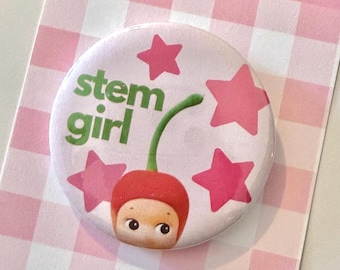 Stem Girl Button | Engineering Pin | Backpack Pin | Science Women in Stem