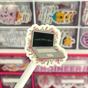 Code like a Girl | Software Engineer | Engineering Empowerment Sticker