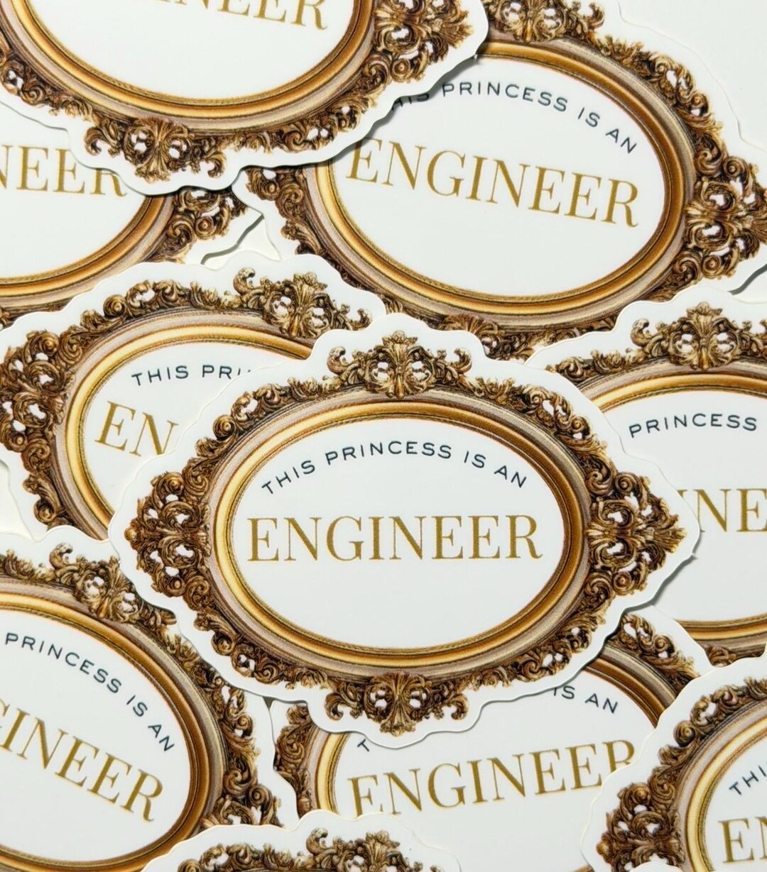 This Princess is an Engineer Sticker | Engineering Stickers | Cute ...