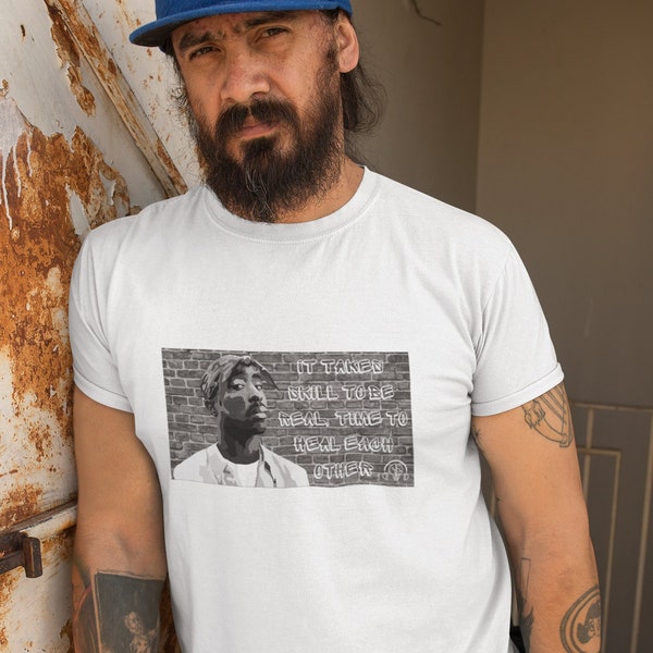 Hip Hop Wisdom - lyric - T shirt -Tupac - Unisex Jersey Short Sleeve Tee