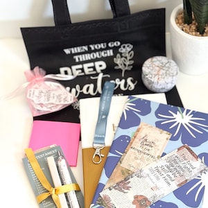 Christian Care Package, Faith-Based Gift, Friend Gift, Faith Over Fear, Gift for Her, Bible Study Gift Box, Gift for Christians, Bundle Box