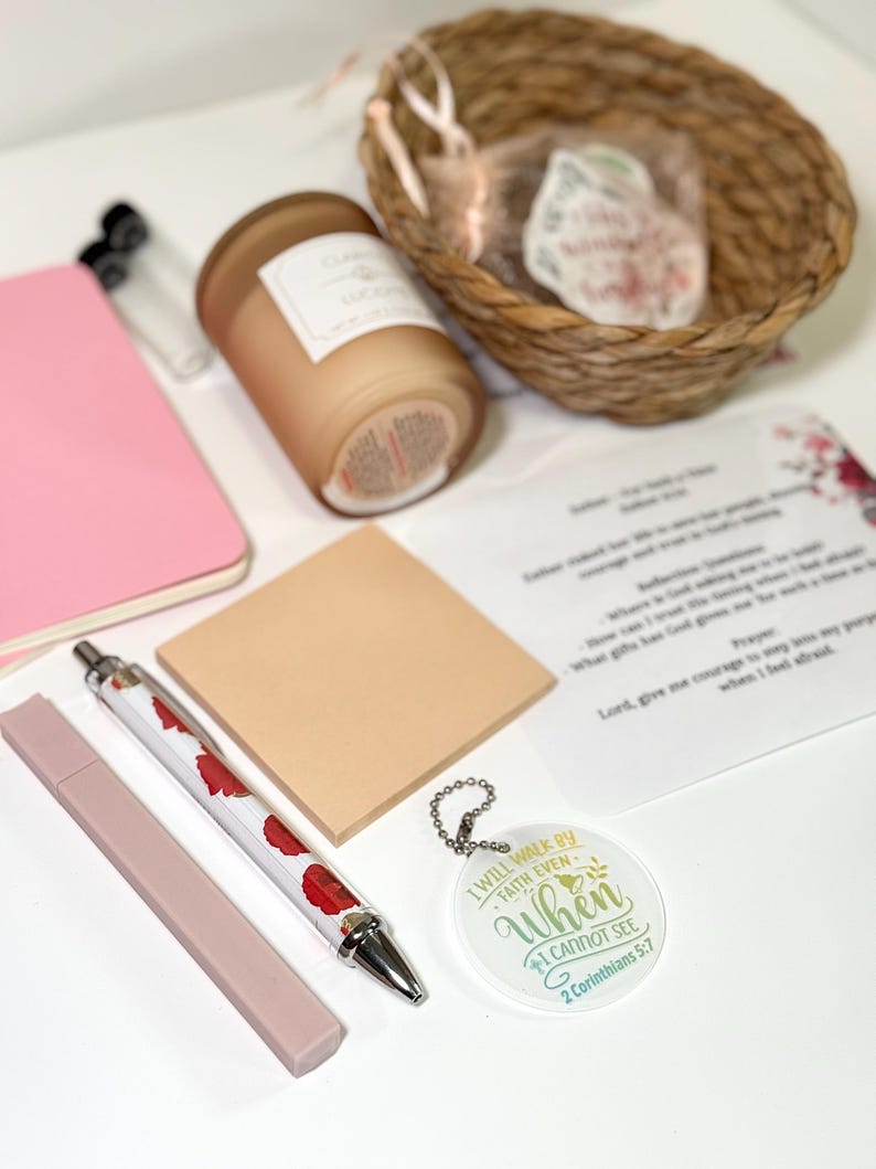 Ruth Bible Study Gift Box, Christian Care Package, Gift for Christian, Bundle Gift for Her, Faith Boho Bible Study Gift, Devotional Gift Box