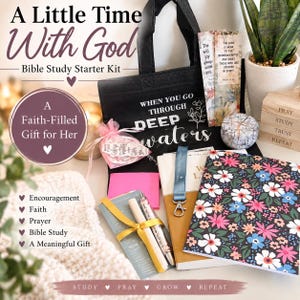 Bible Study Starter Kit for Women, Christian Gift Box, Bible Study Gift Set, Faith Based Gift, Christian Care Package