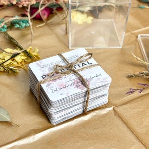 Tarjetas de las Escrituras, Tarjetas de Estudio Bíblico, Tarjetas de Versículos Bíblicos, Tarjetas de Oración, Caja de Regalo Cristiana