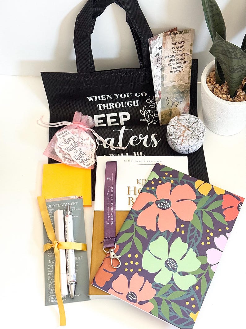 Christian Care Package, Faith-Based Gift, Friend Gift, Faith Over Fear, Gift for Her, Bible Study Gift Box, Gift for Christians, Bundle Box