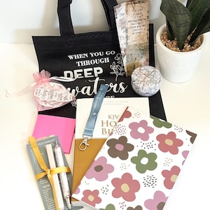 Christian Care Package, Faith-Based Gift, Friend Gift, Faith Over Fear, Gift for Her, Bible Study Gift Box, Gift for Christians, Bundle Box