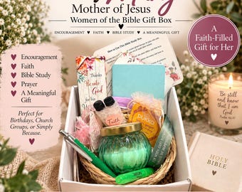 Mary Mother of Jesus Bible Study Gift Box for Women, Women of the Bible Study Kit, Christian Gift Box, Faith-Based Gift for Her