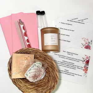 Ruth Bible Study Gift Box, Christian Care Package, Gift for Christian, Bundle Gift for Her, Faith Boho Bible Study Gift, Devotional Gift Box