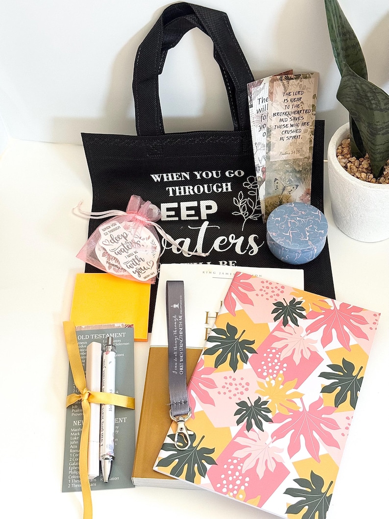 Christian Care Package, Faith-Based Gift, Friend Gift, Faith Over Fear, Gift for Her, Bible Study Gift Box, Gift for Christians, Bundle Box