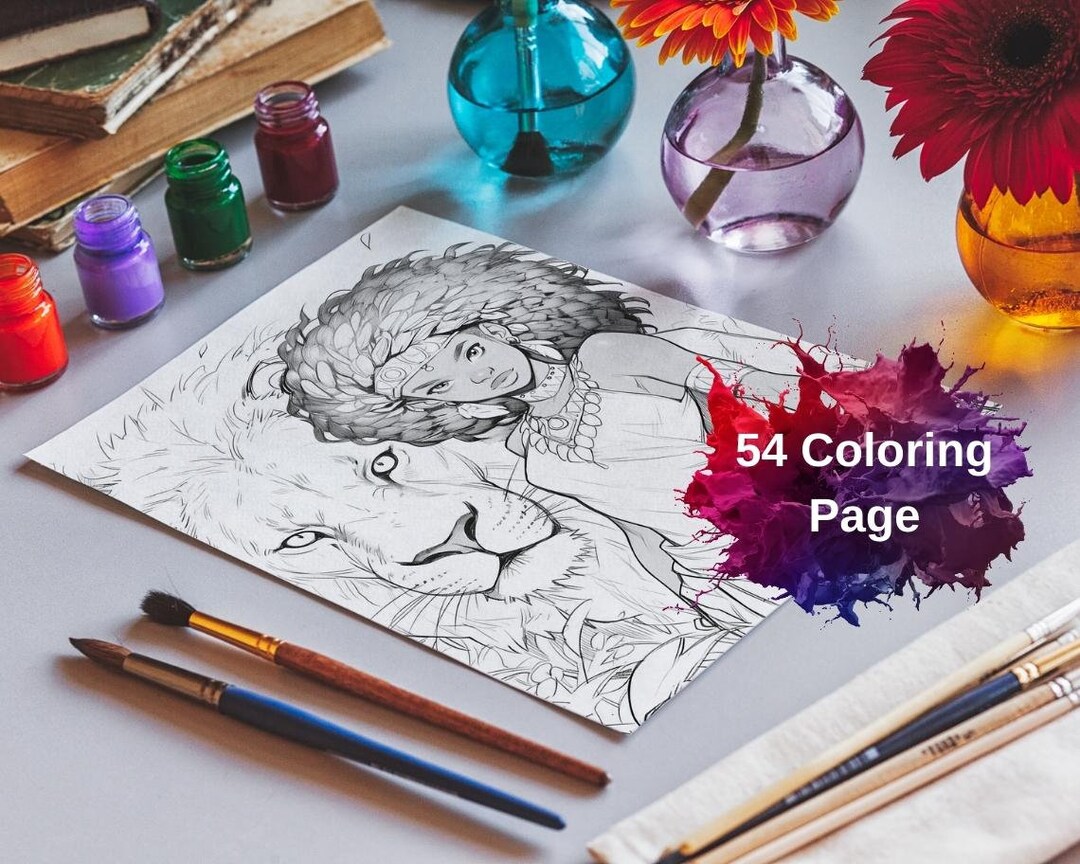 African Queens Coloring Pages Printable Digital Product - Etsy