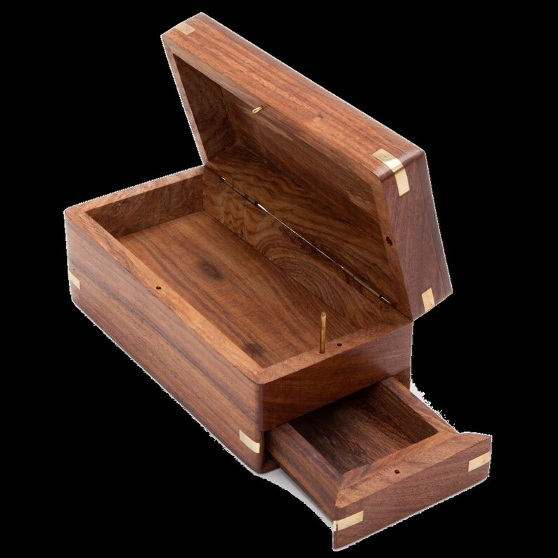 Brainteaser Puzzle Box Hidden Compartments Enigma Money Secret Etsy