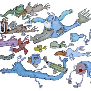 Pesci Strani e Improbabili - Strange and Improbable Fish