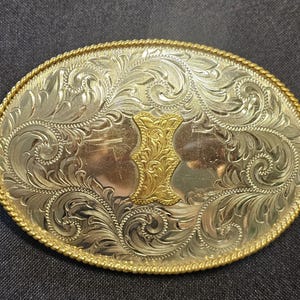 Vintage Montana Silversmiths Belt Buckle