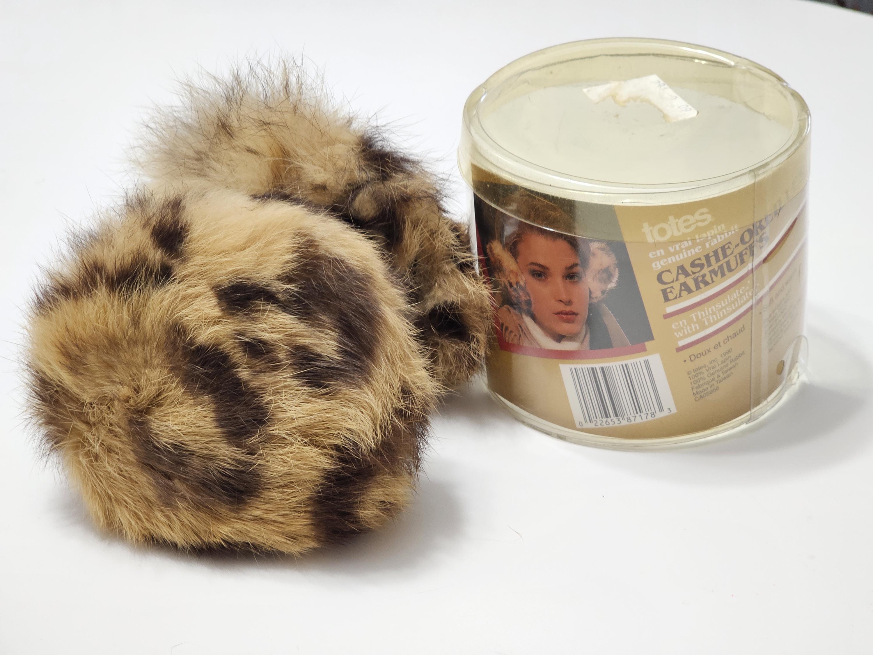 Juicy Couture Vintage Y2K Rabbit Fur Wool Earmuffs Black New With Tags Juicy Couture Faux Fur Hats for Women for sale | eBay main image 2