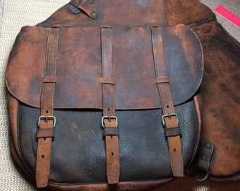 Leather Western Saddle Bag for Horse, Handmade and Premium Quality.