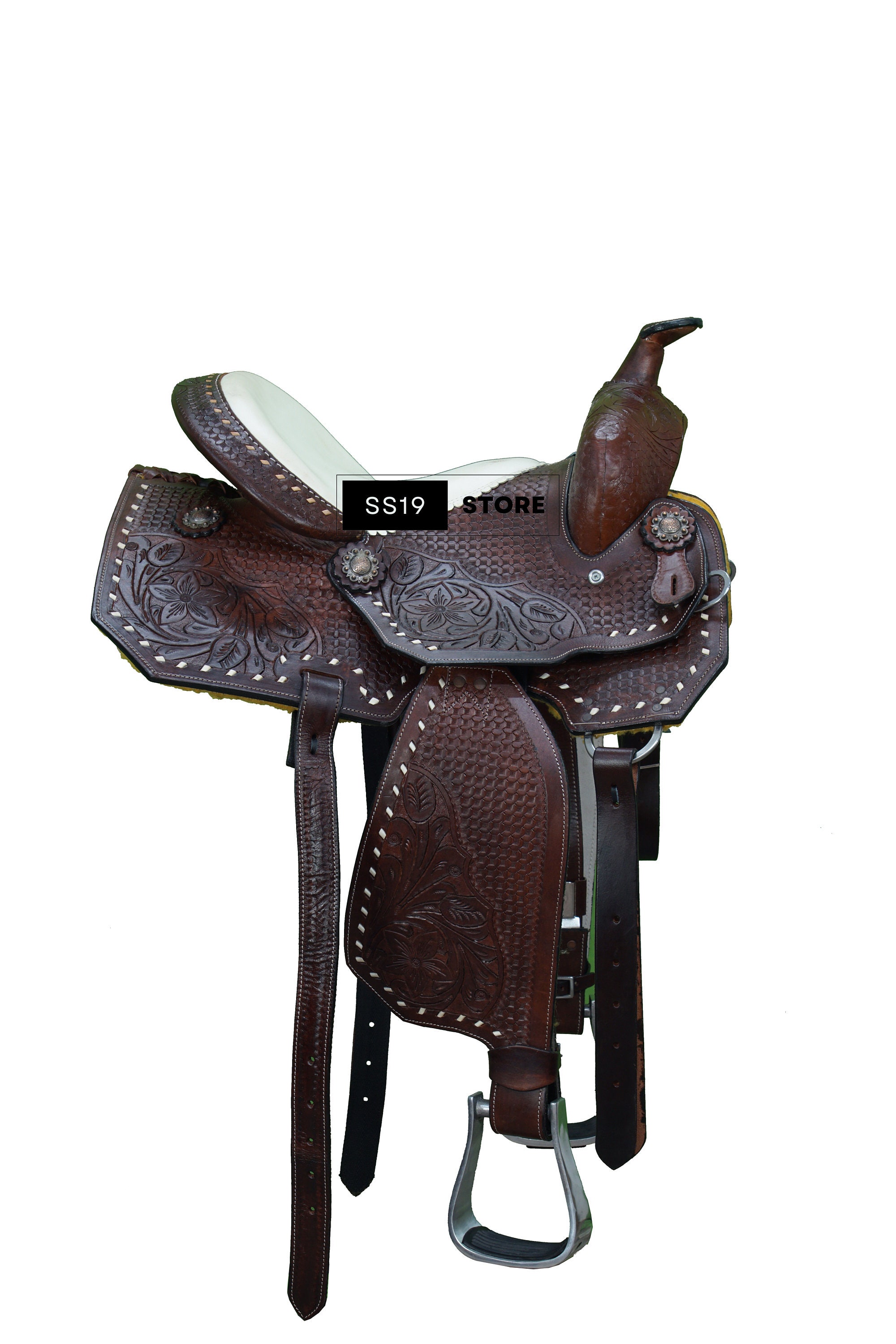 Klas Illusie Mexico Premium Leather Western Barrel Racing Horse Saddle Tack Size - Etsy