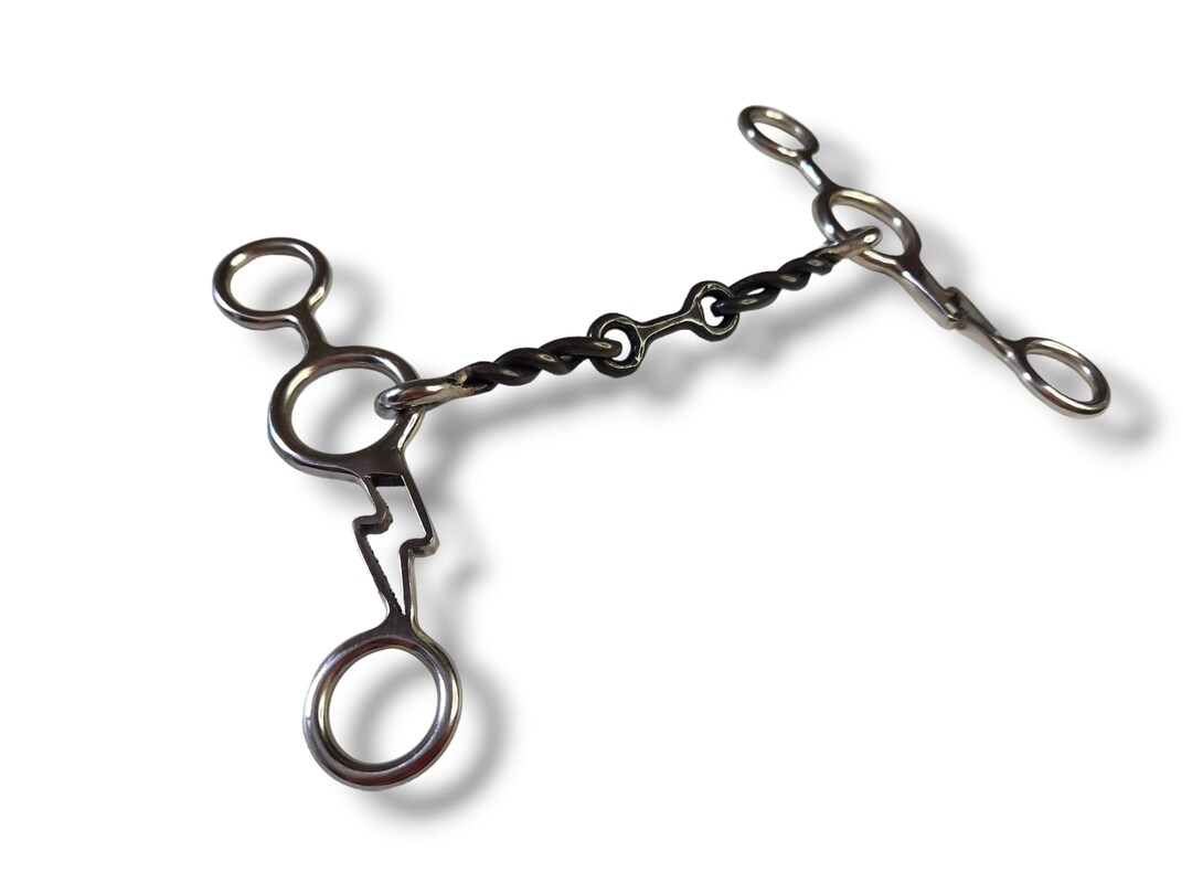 Lightning Bolt Jr Cow Twisted Dog Bone Bit Etsy Australia