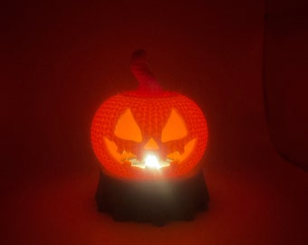 Jack-o-Lantern Tea Light Candle Decoration