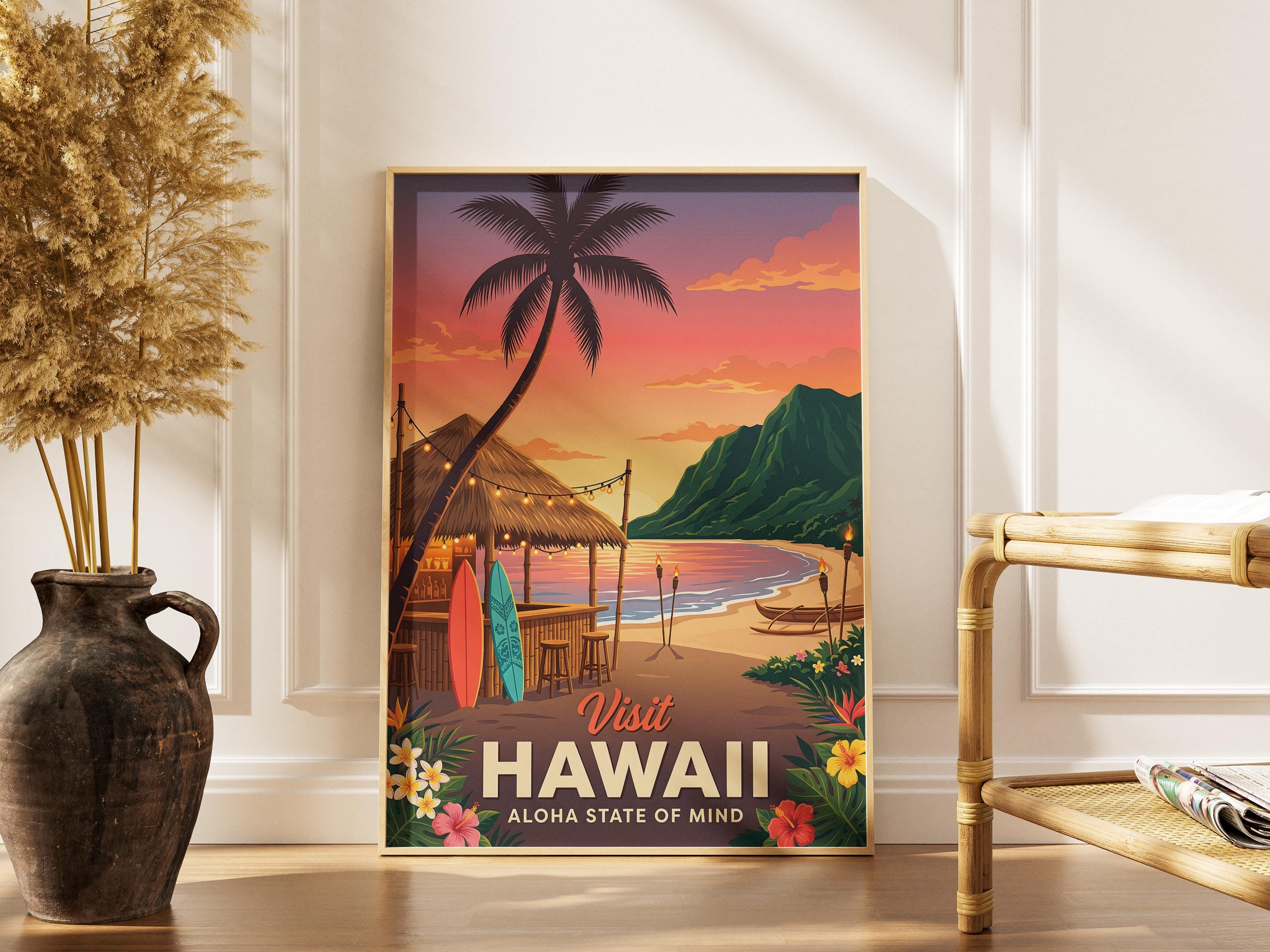 Tiki Art Print 24 X24 - Etsy