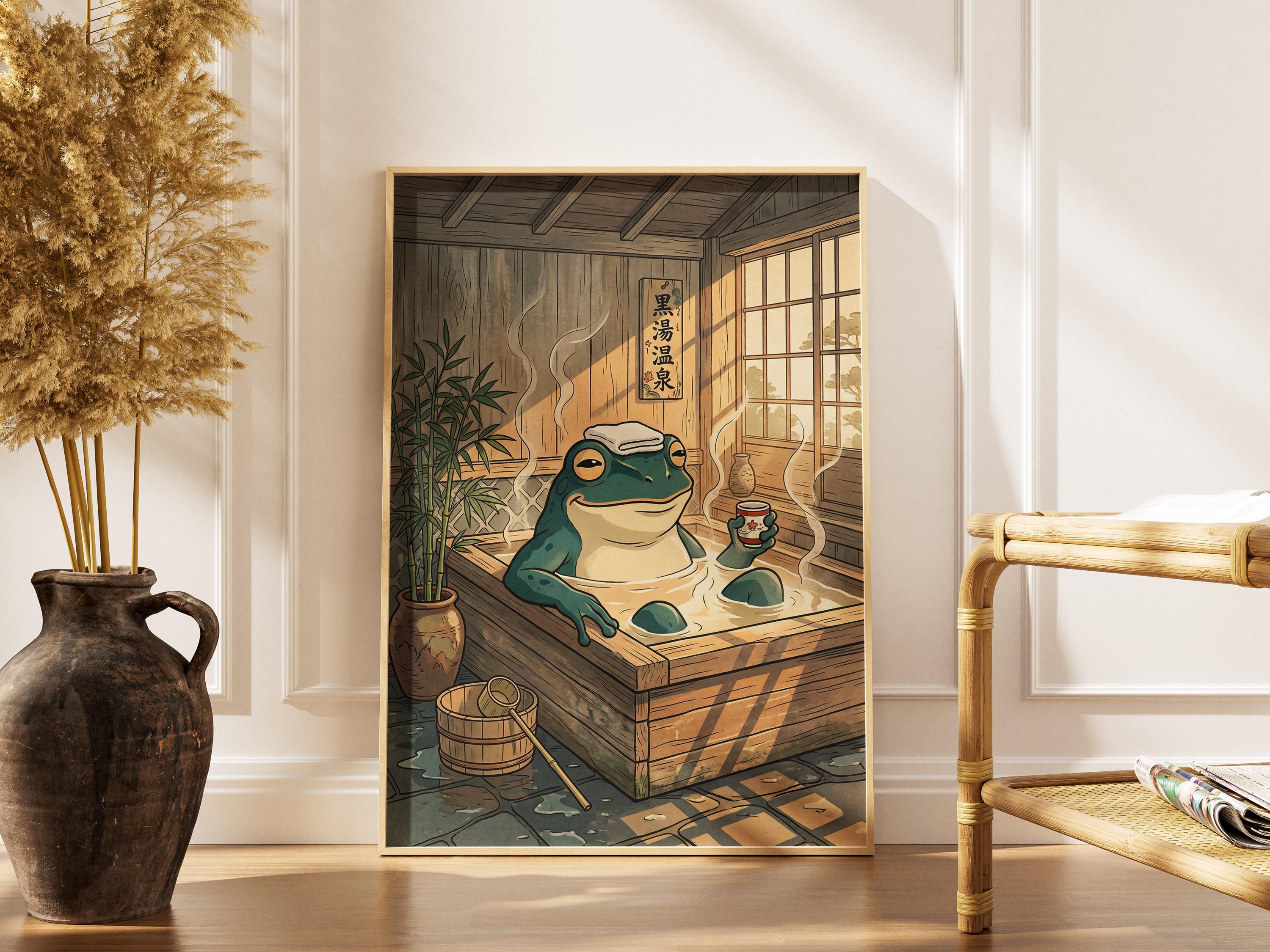 Onsen Frog - Etsy