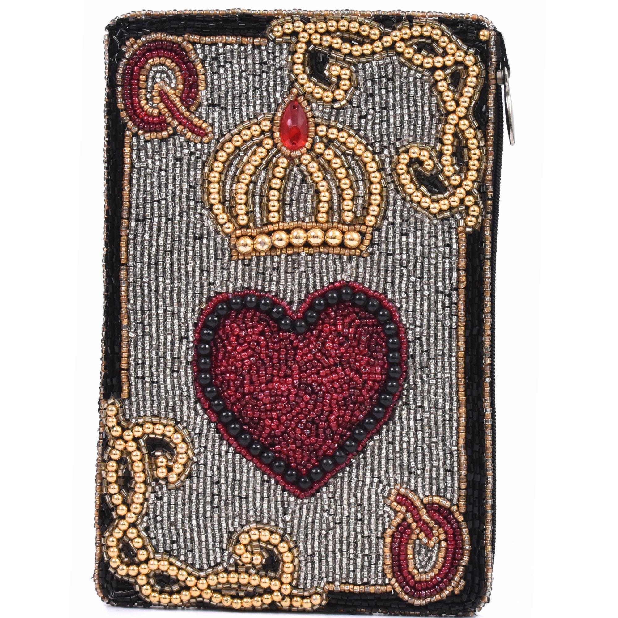 Crystal & Pearl Queen Of Hearts Bag main image 0