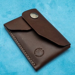 Card Wallet, Credit Card Wallet, Leather card wallet, Minimalist wallet, Thin wallet, Snap wallet