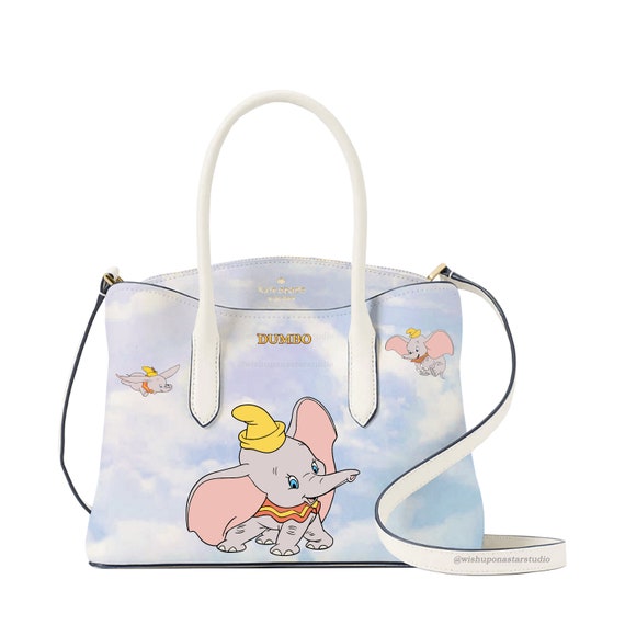 Custom Hand Painted Disney Dumbo Inspired Purse Custom Kate Spade Rory Satchel