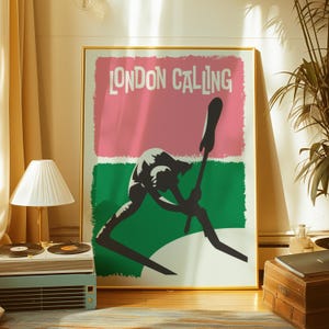 London Calling Print - Band Poster - Music Art