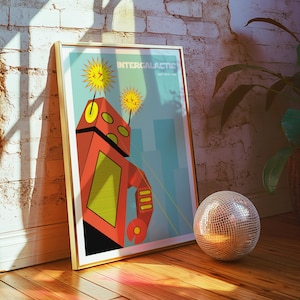 Intergalactic Print - Hip Hop Poster - Song Lyric Art