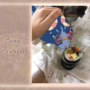 Custom Furry Meme Drawover and Cursed Discord Emote Commissions