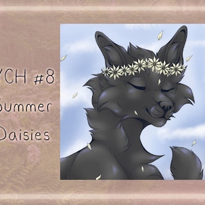 Your Character Here 8 Summer Daisies Furry Art Commission