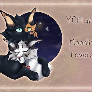 Your Character Here 5 Moonlit Lovers Furry Commission