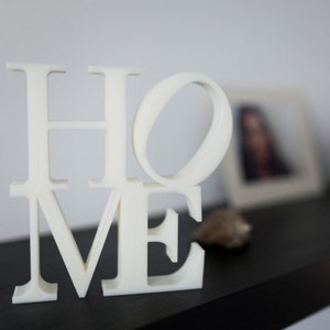 Separated or Connected Home Lettering Decor