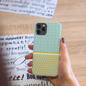 Honeybees and Honeycomb Cute and Whimsical iPhone Case
