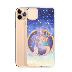 Mythical Mermaid Galaxy iPhone Case
