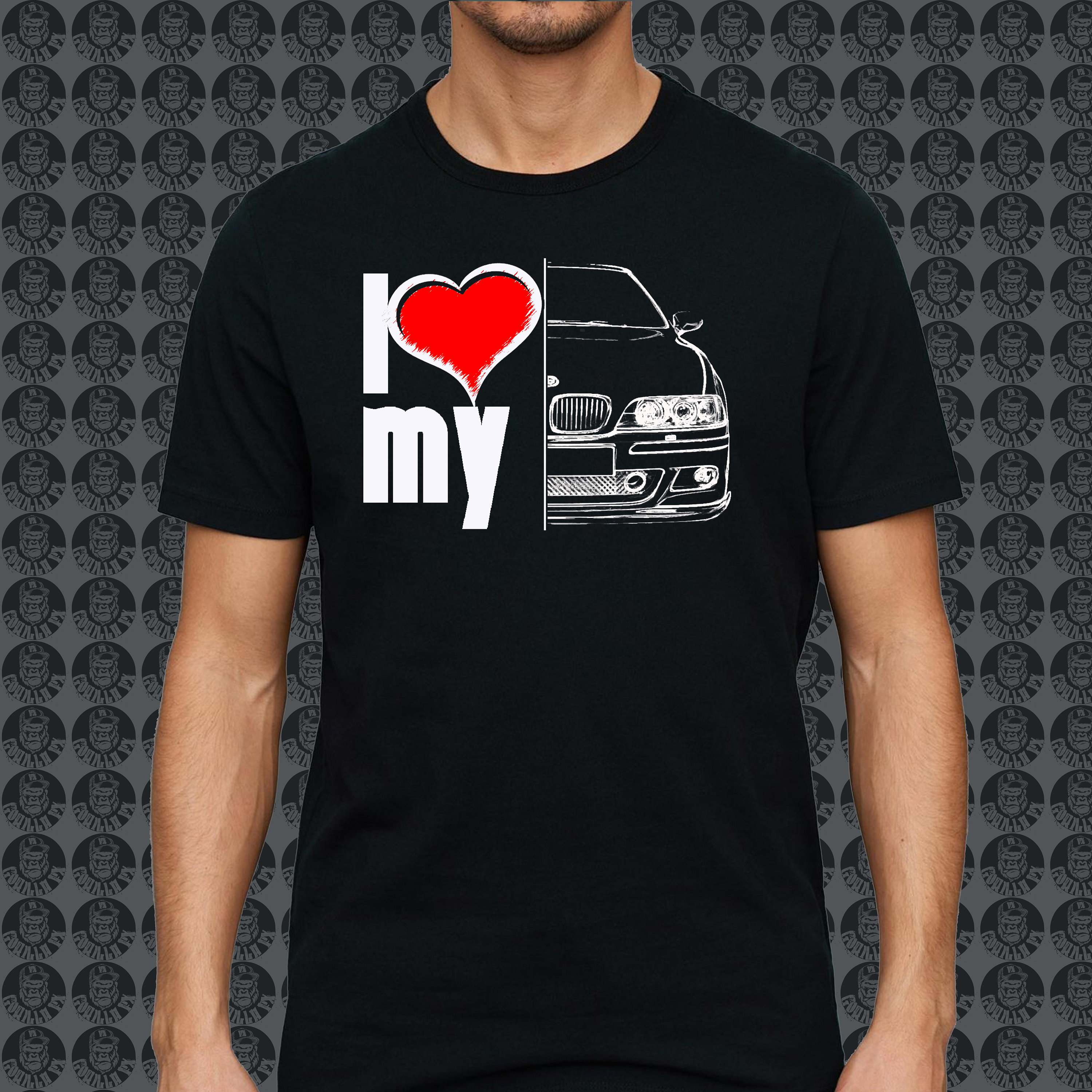 I Love My BMW E39 Touring M5 Tuning EDM Gorillafx Graphic Design Print Fan Shirt Tshirt Etsy Canada