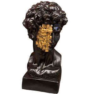 Michelangelo&#39;s Greek Sculpture, David Statue Head, David Sculpture, David Bust Statue, Greek Art Statue, Greek Bust Statue, David Head Bust