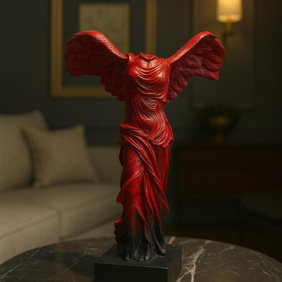 サモトラケのニケ彫刻：ギリシャの彫像、現代の室内装飾 - Etsy 日本