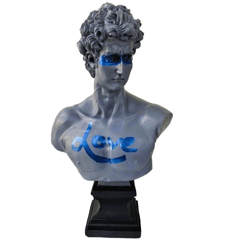 大型ダビデ像、モダンアート装飾、ポリエステル彫刻 - Etsy 日本