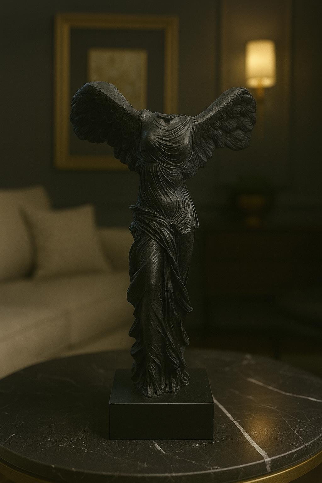 サモトラケのニケ彫刻：ギリシャの彫像、現代の室内装飾 - Etsy 日本