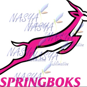 Ladies Springbok Logo 300DPi - PNG, JPEG, SVG