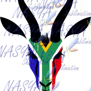 Bokbefok Springbok T-shirt image File 300DPI PNG