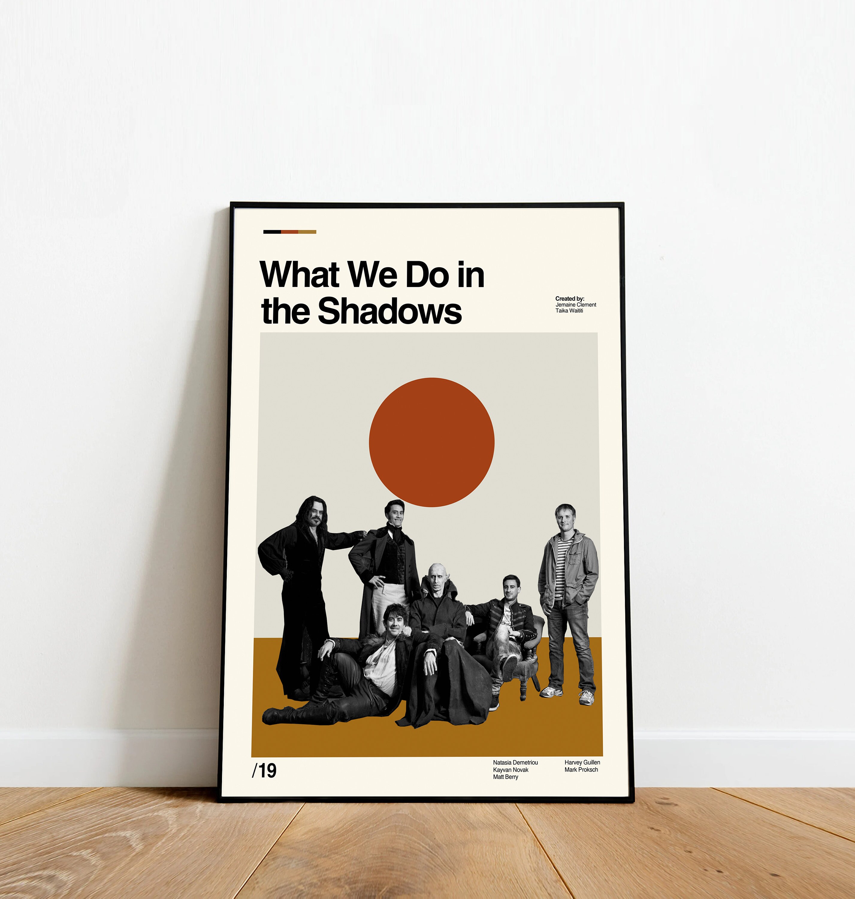 What We Do in the Shadows Poster Retro Movie Poster Etsy