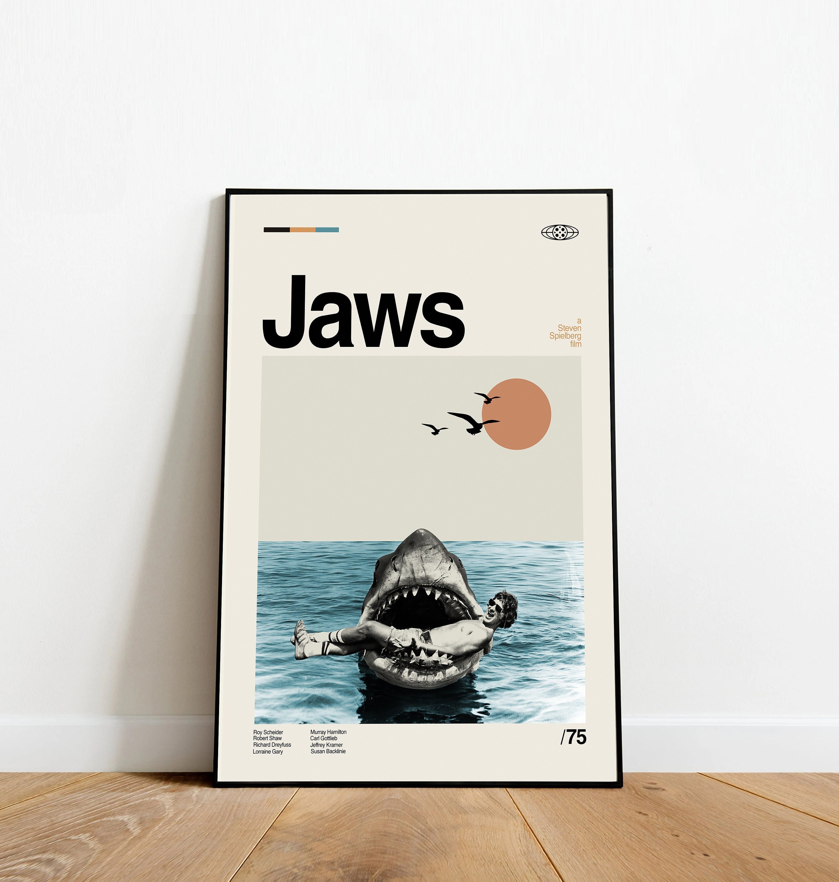 Discover Jaws Minimalist Movie Poster