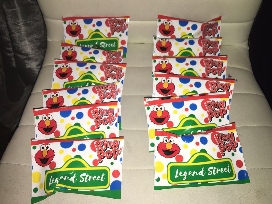 Custom Sesame Street Ring Pops - Etsy