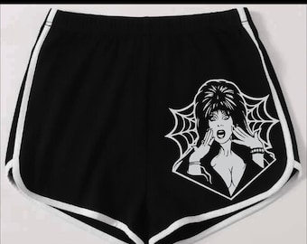 Spooky high waisted booty short