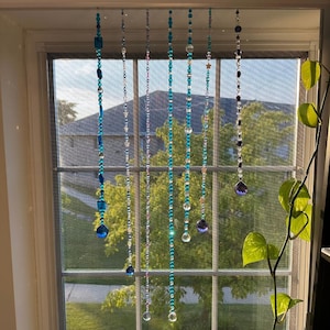 Celestial Crystal Suncatchers - Beautiful Beaded Suncatchers