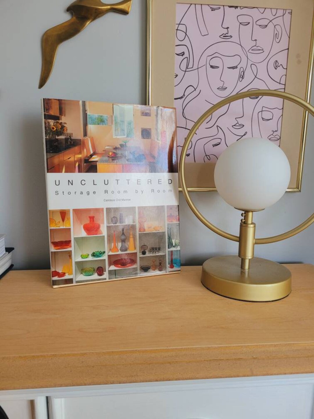 Vintage Coffee Table Book Uncluttered Storage Room by Room by Etsy