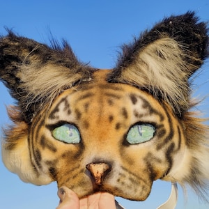 Tiger therian mask premade •| READ DESCRIPTION |•
